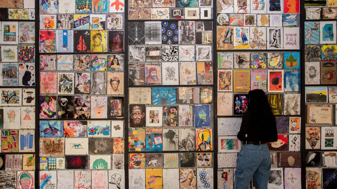 Selçuk Üniversitesinde POMO Posta Sanatı Sergisi açıldı